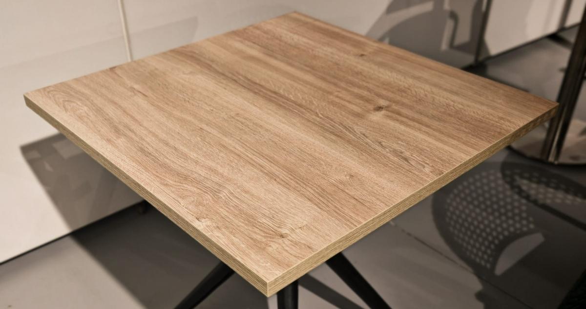 Tablero de melamina 30 mm, ROBLE ELE, 80 x 80 cms