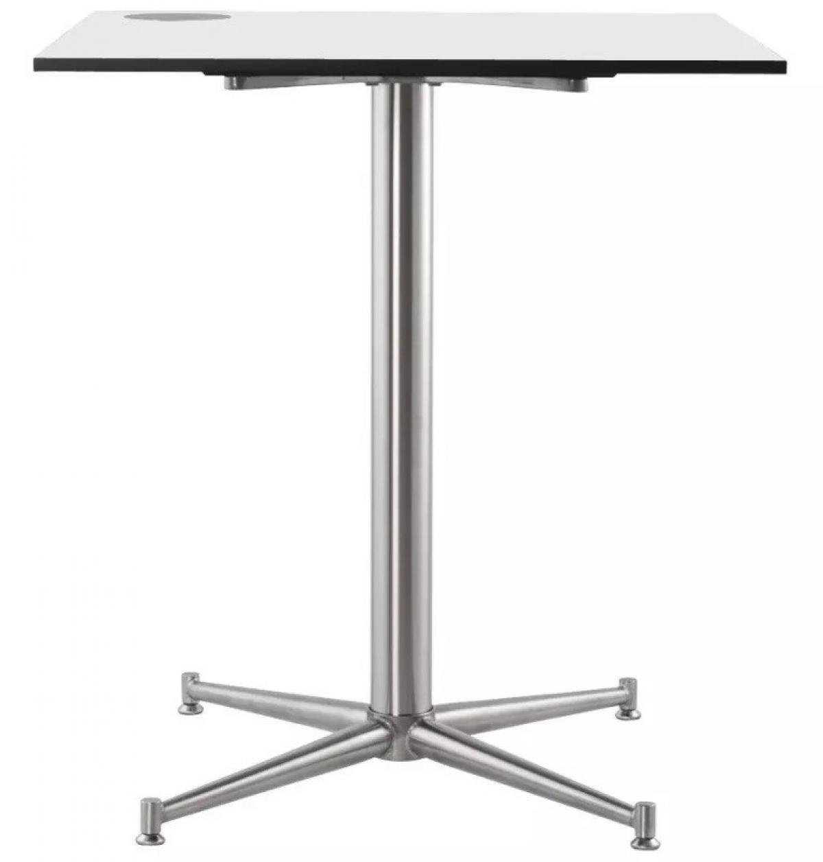 Base de mesa PAUDY, acero inoxidable, base de 63 x 63 cms, altura 72 cms