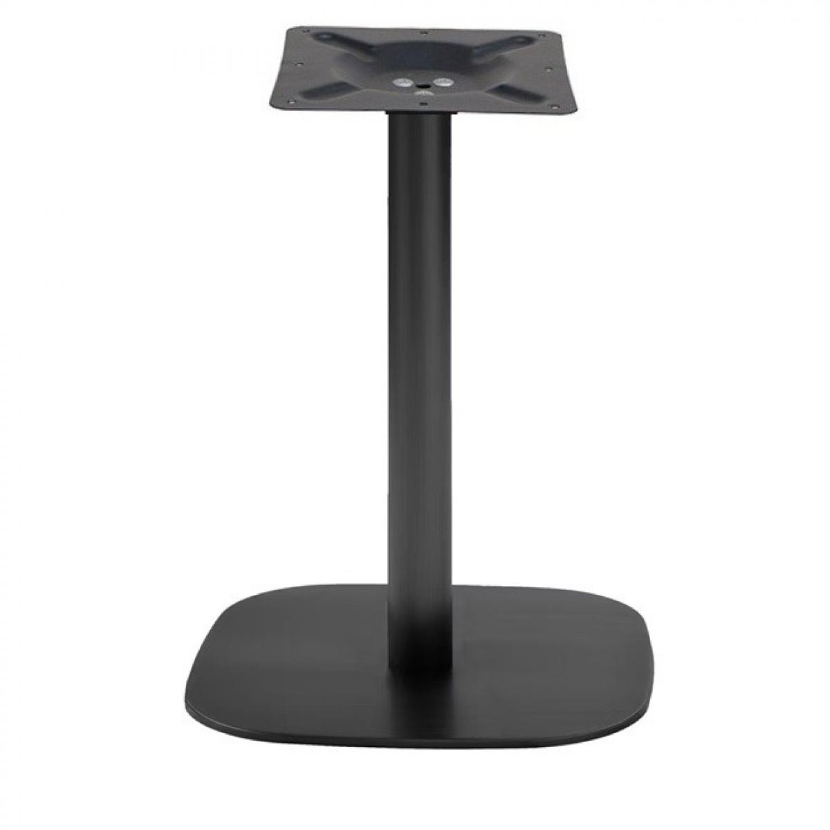 Base de mesa MAUTES RT72, negra, base de 60 x 40 cms, altura 72 cms