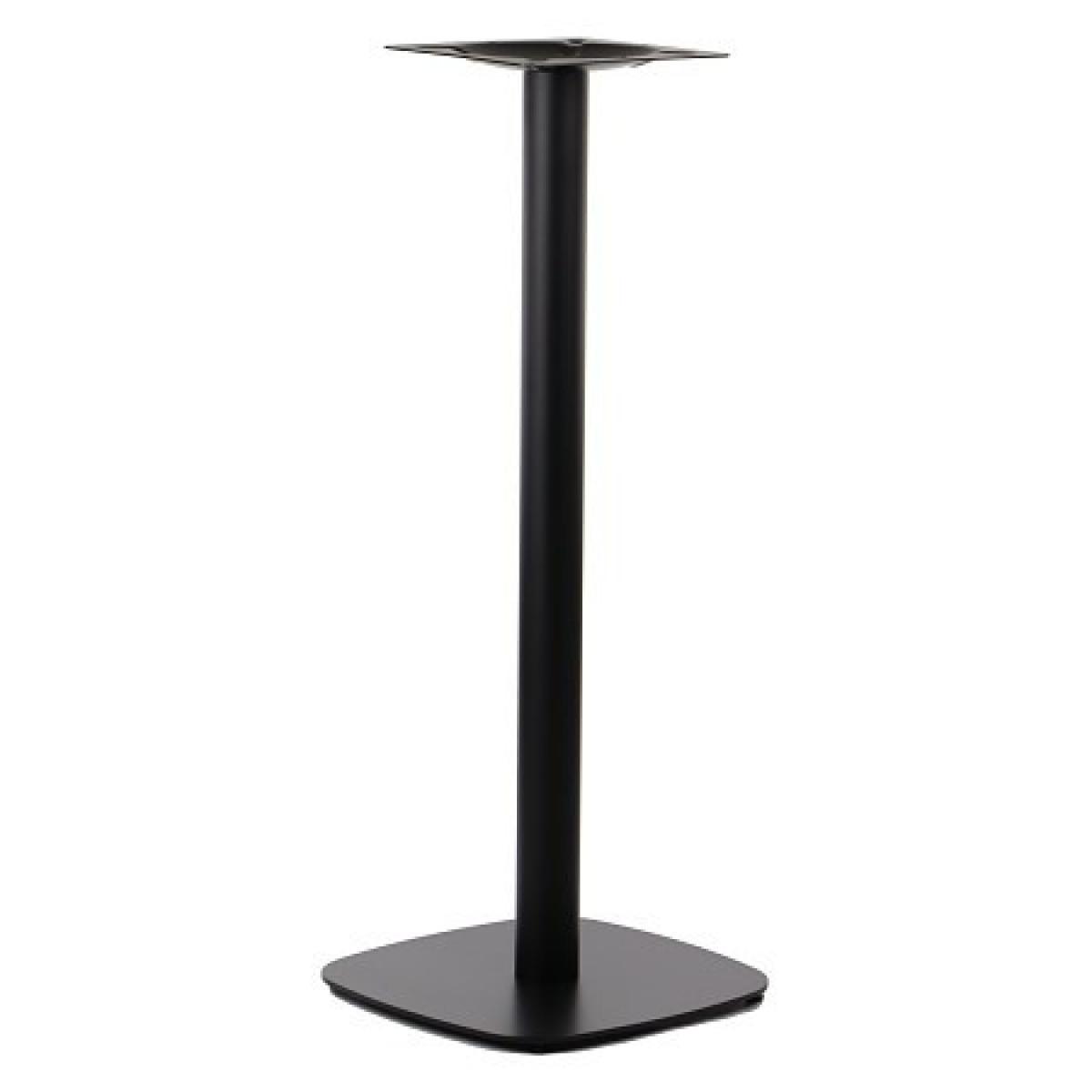 Base de mesa MAUTES 110, alta, negra, base de 45 x 45 cms, altura 110 cms