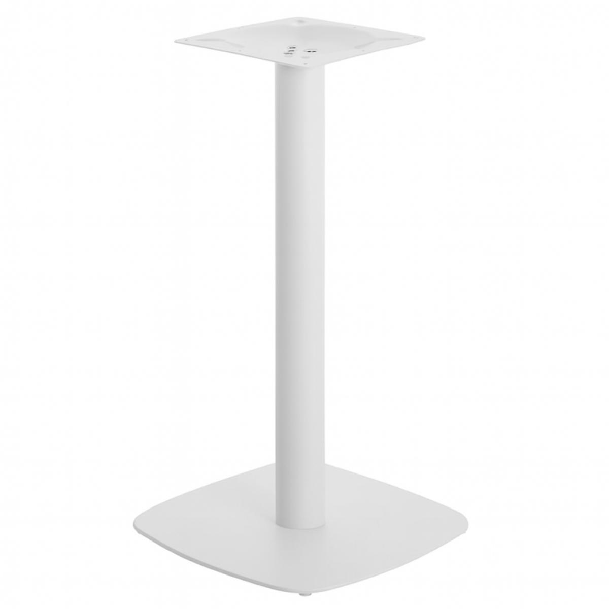 Base de mesa MAUTES 72, blanca, base de 45 x 45 cms, altura 72 cms