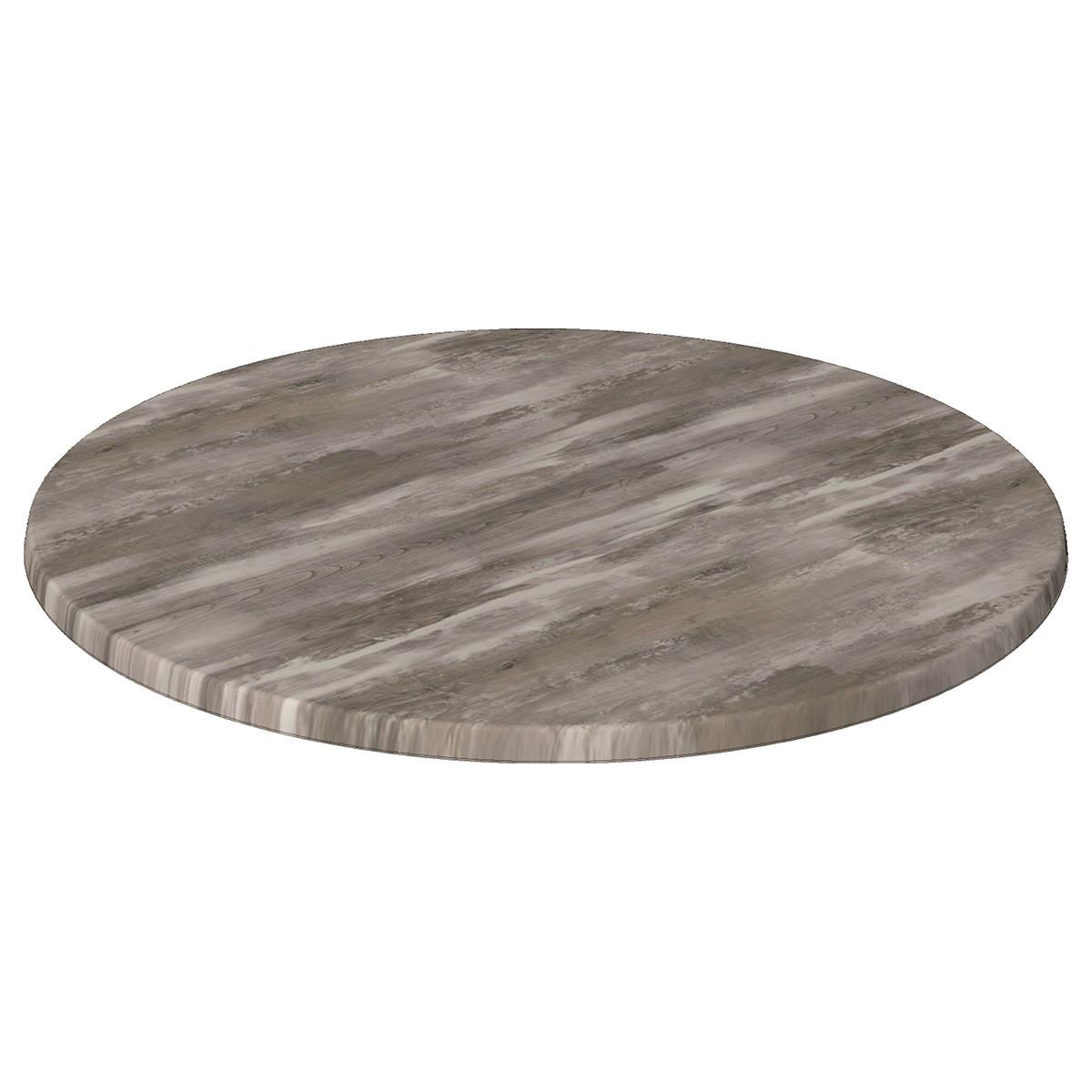 Tablero de mesa Werzalit WER-WOODART, Roble Islandía1 4621, 70 cms de diámetro