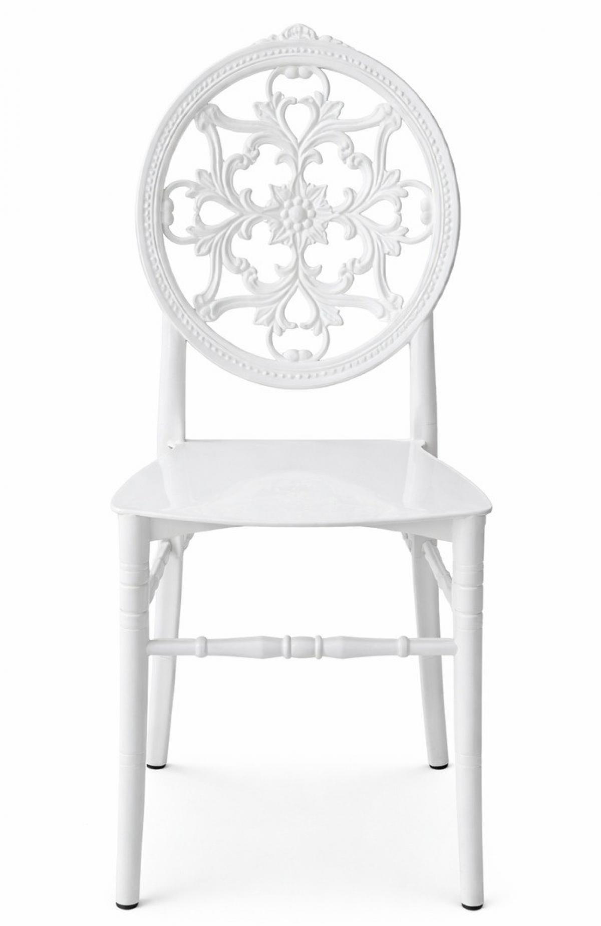 Silla JOSEFINA, apilable, polipropileno blanco