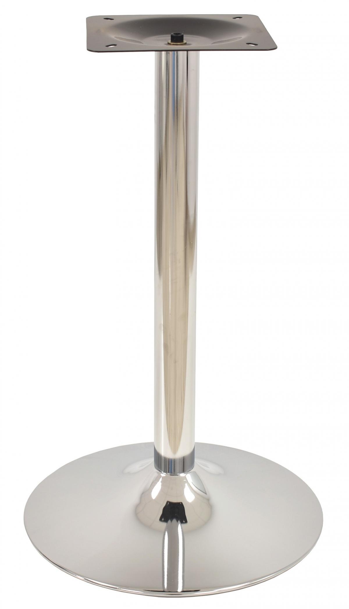 Base de mesa CRISS NEW, cromada, base 45 cms diámetro, altura 73 cms