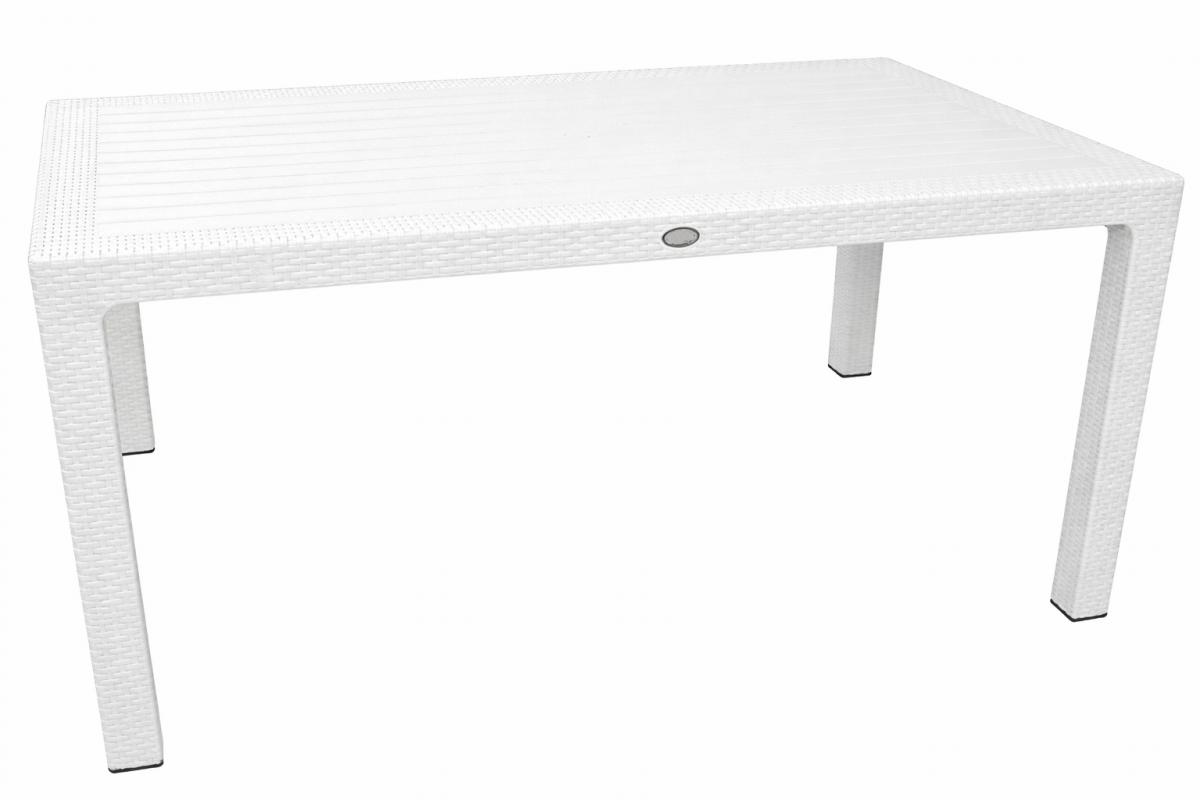 Mesa MIJAS, polipropileno blanco, 150 x 90 cms