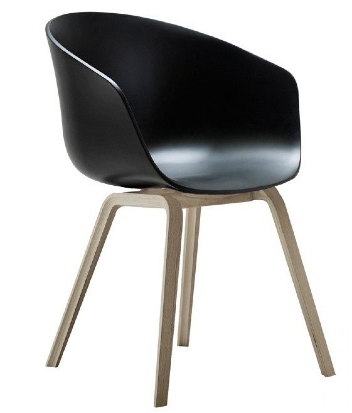 Sillón DANTE NEW (SU), metal, polipropileno negro