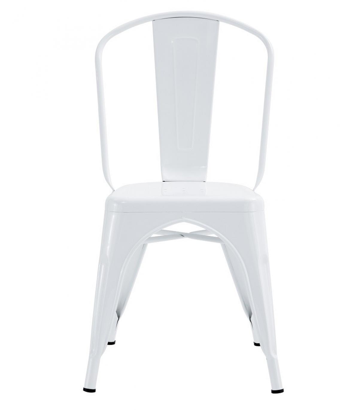 Silla TOL EK LIMITED, acero, blanca