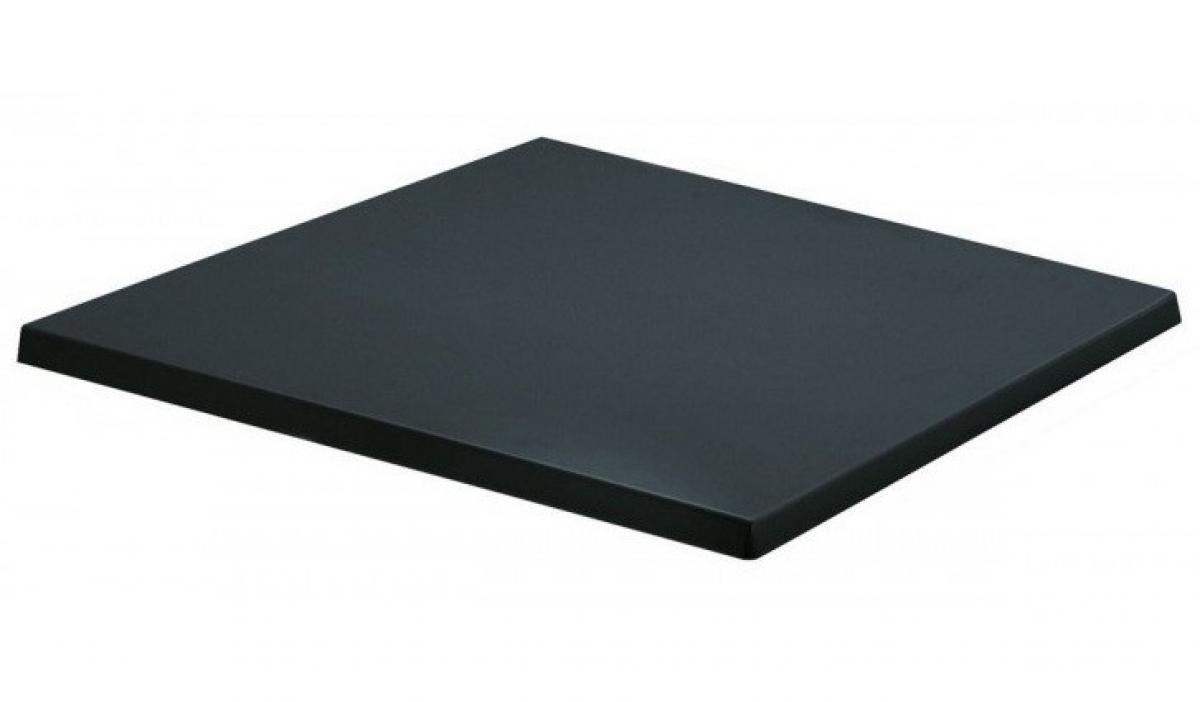 Tablero de mesa Werzalit WER-UNIART, Negro 3190, 80x80 cms