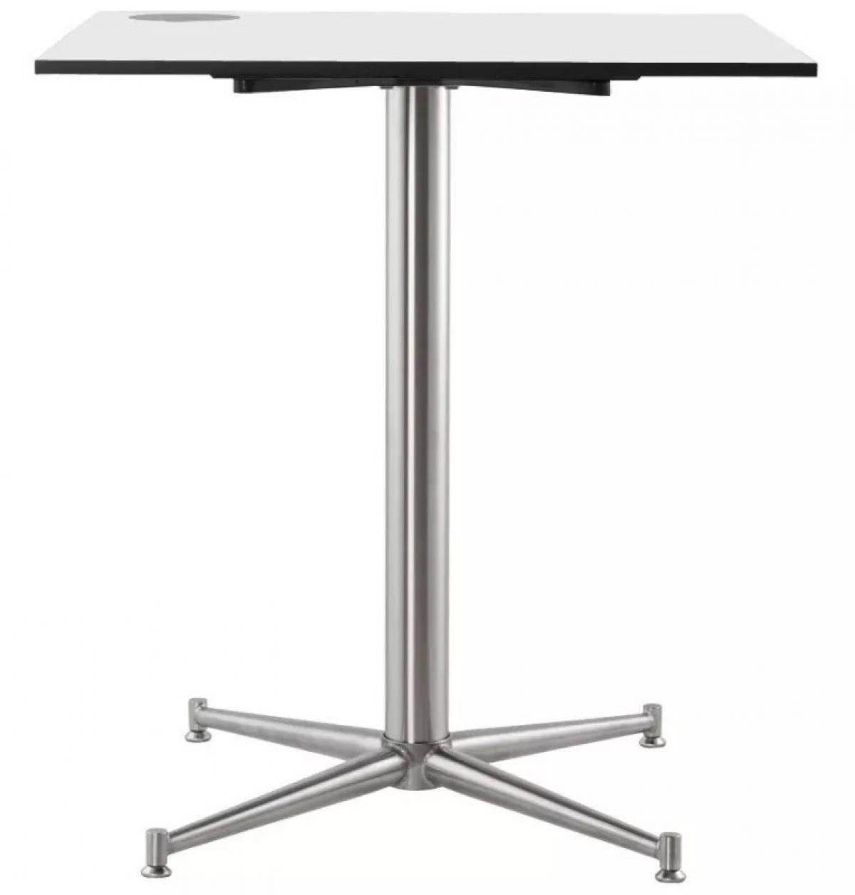 Base de mesa PAUDY, acero inoxidable, base de 63 x 63 cms, altura 72 cms