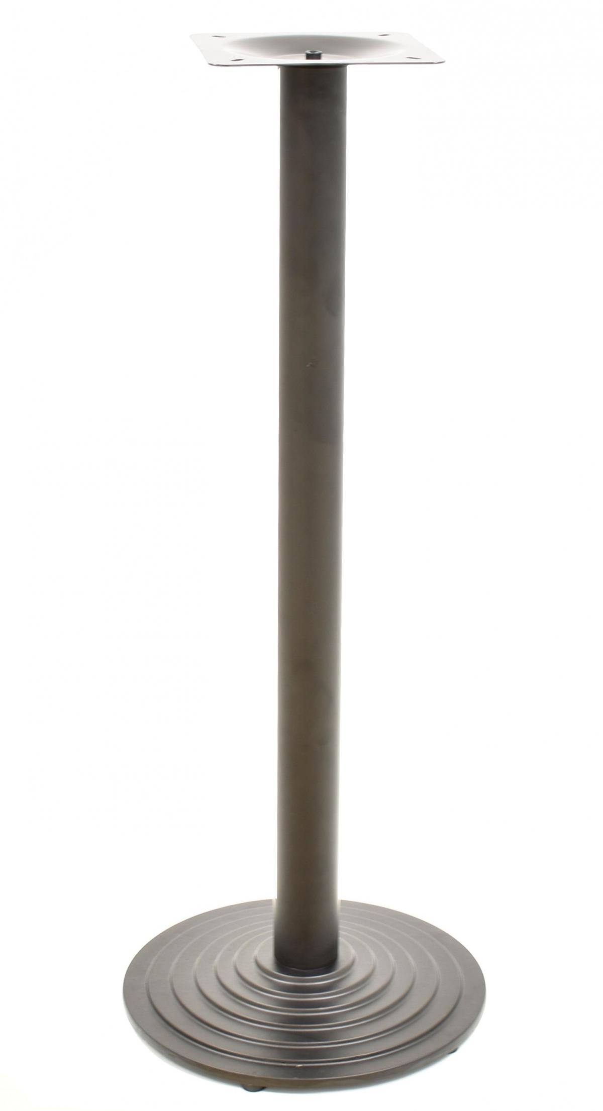 Base de mesa EBRO NEW 110, alta, negra, 43 cms de diámetro, altura 110 cms