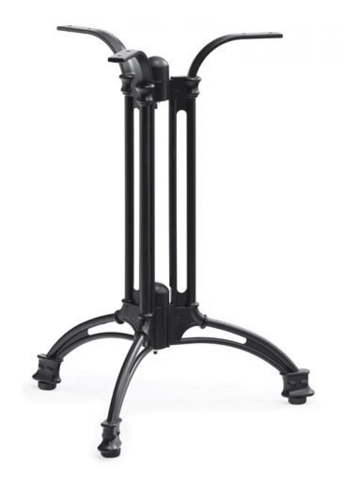Base de mesa EIFFEL NEW, aluminio, 3 pies, negra, altura 70  cms