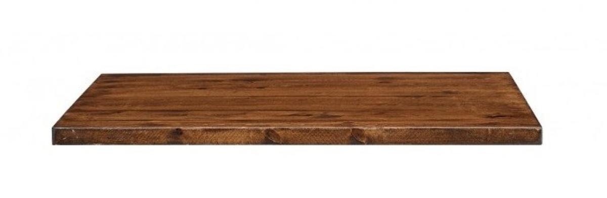 Tablero de pino macizo, 30 mm. barnizado, 70 x 70 cms