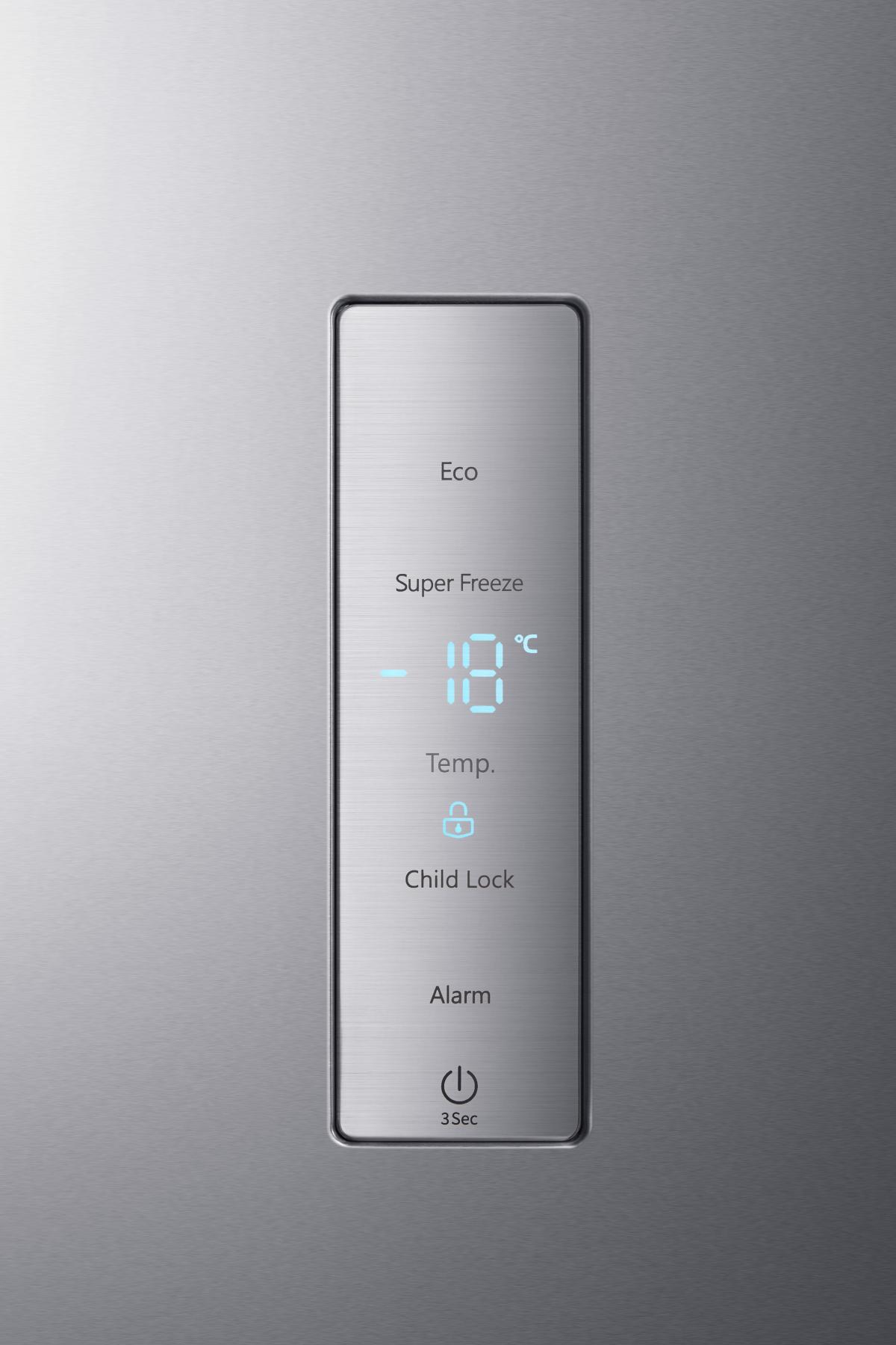 CONGELADOR VERTICAL HISENSE FV354N4BIE 185,5X59,5 NF E INOX 274L