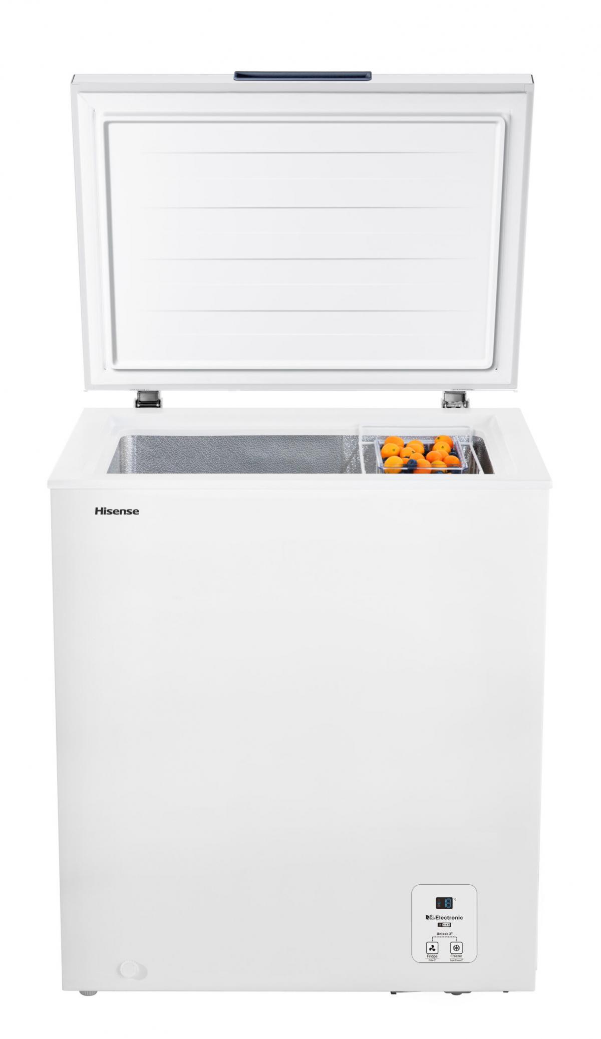CONGELADOR HORIZONTAL HISENSE FT184D4AWYE 62,5X55,9 E BCO CONVERTIBLE 142L