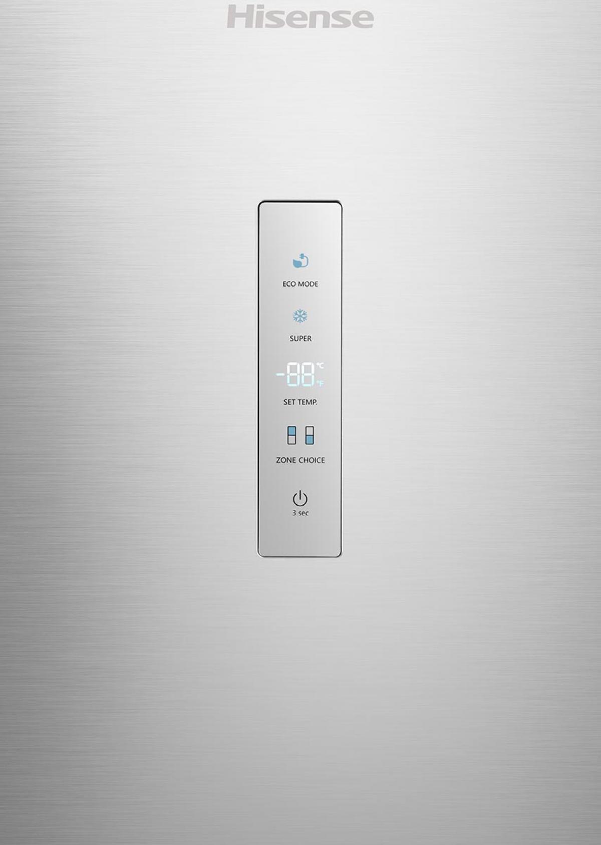 COMBI HISENSE RB372N4CCD 179X60 NF D INOX 292L