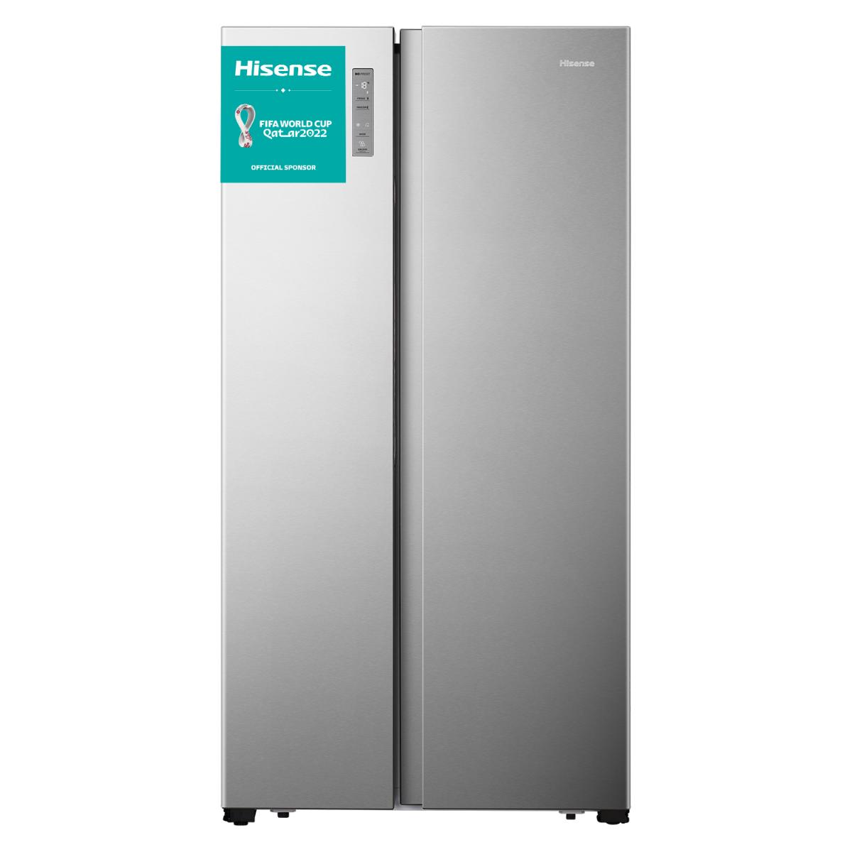 AMERICANO HISENSE RS677N4BIE 178.6X91 NF E INOX 519L
