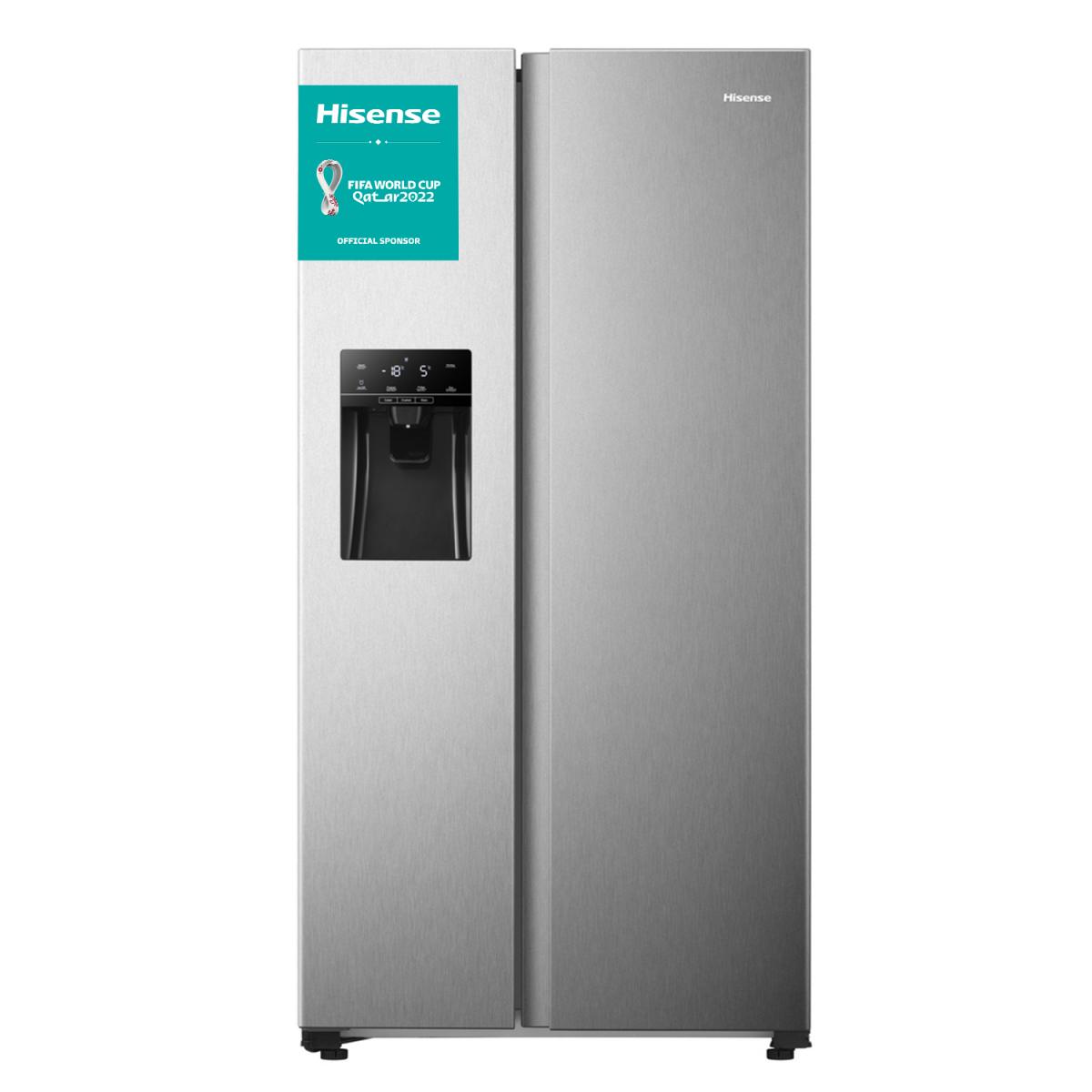 AMERICANO HISENSE RS650N4AC2 INOX 179,1x91 E 499L DISP.AGUA-HIELO