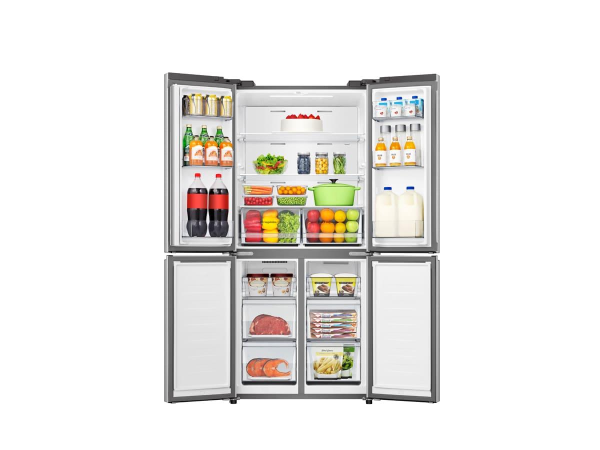 CROSS DOOR HISENSE RQ5P470SEIE 178,5X79,4 TOTAL NF E 483L INVERTER WIFI INOX