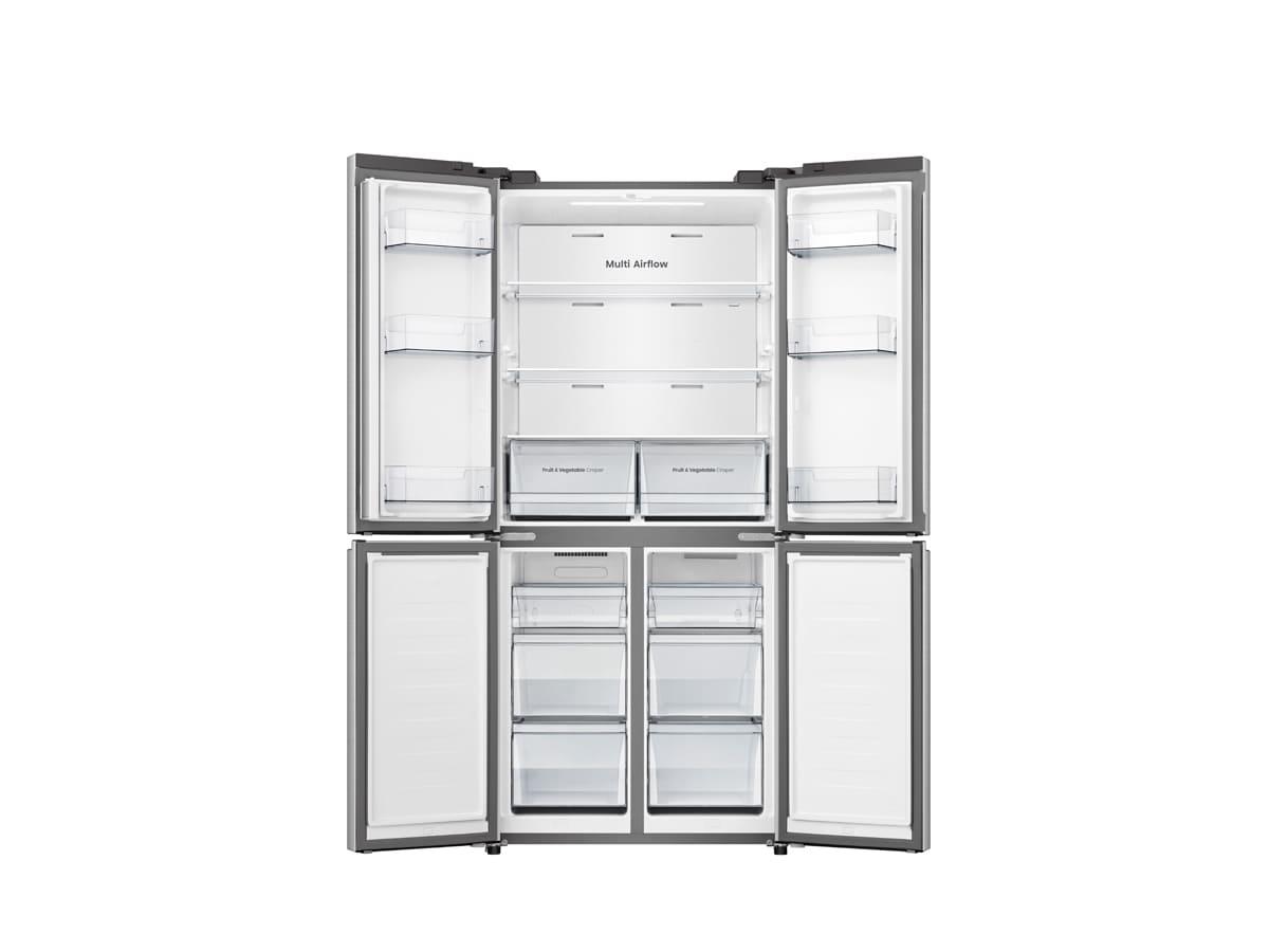 CROSS DOOR HISENSE RQ5P470SEIE 178,5X79,4 TOTAL NF E 483L INVERTER WIFI INOX