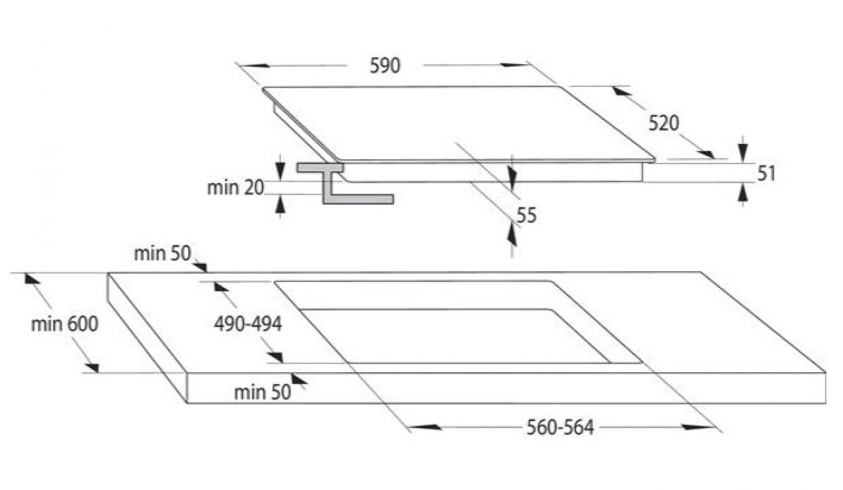 INDUCCION HISENSE I6337C 3F.ZONA 32CM 7100W