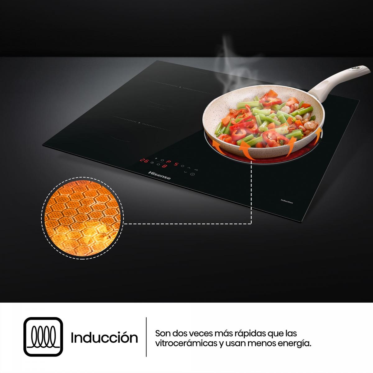INDUCCION HISENSE HI6311BSCE 3F Z.29CM Z.EXPAND. 7200W