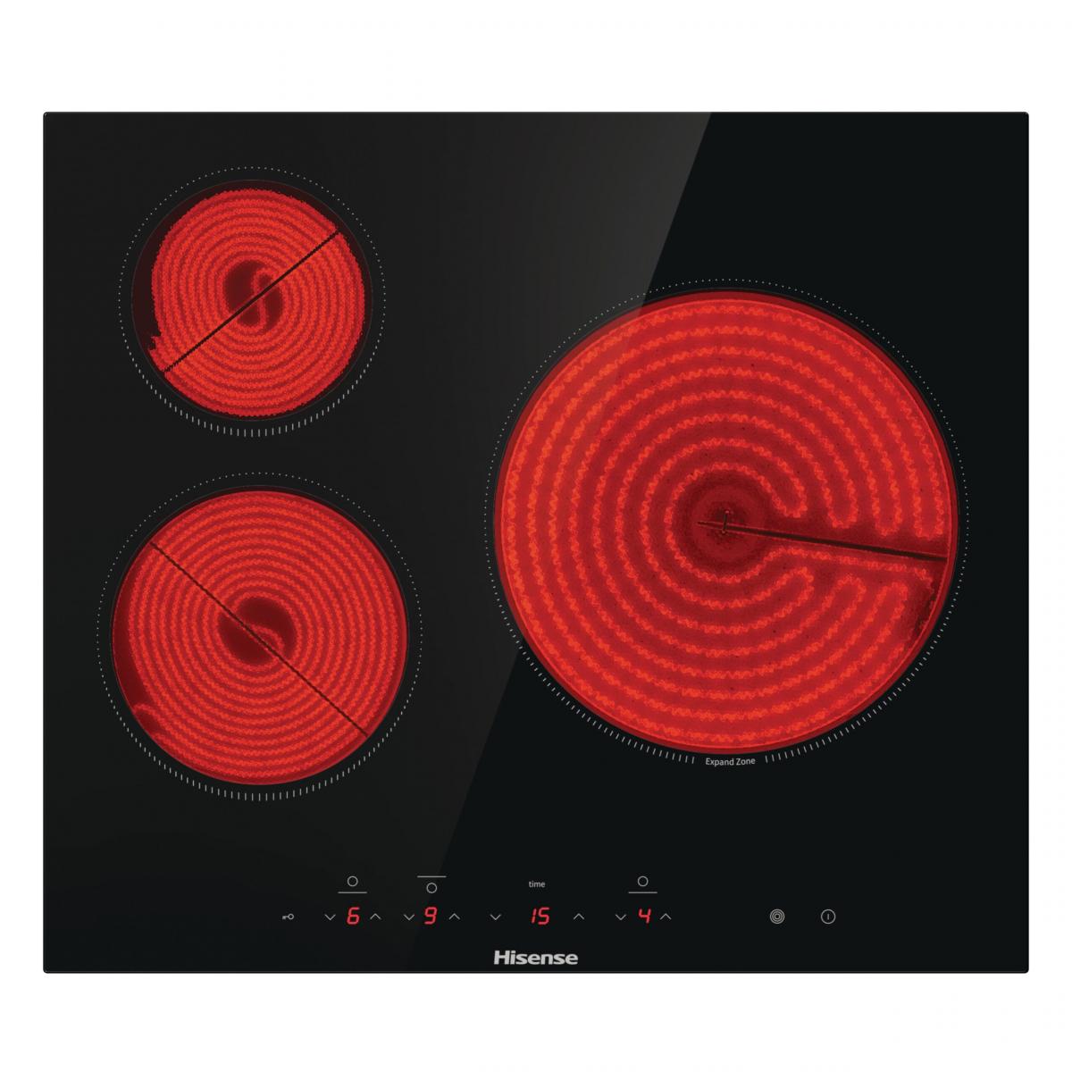 VITROCERAMICA HISENSE E6332BSCE 3F Z.30CM 5700W