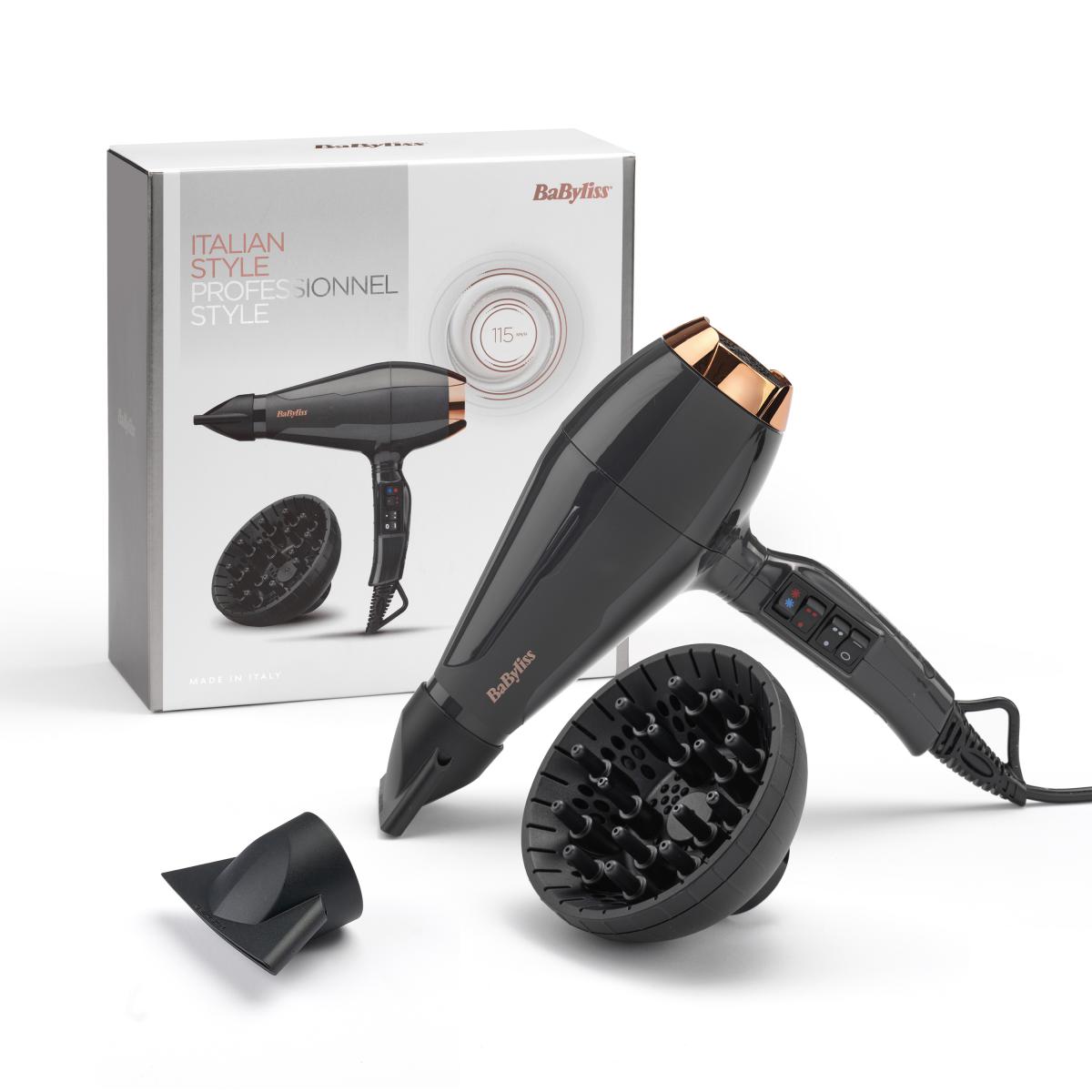 SECADOR BABYLISS 6719DE   AIR PRO 2200W MOTOR AC IONICO