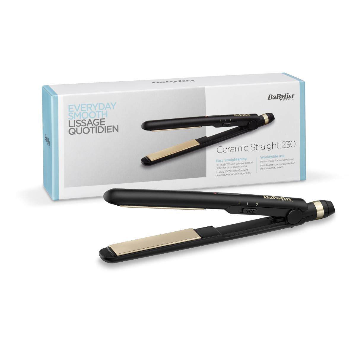PLANCHA PELO BABYLISS ST089E 230ºC 24X95 CERAMICA