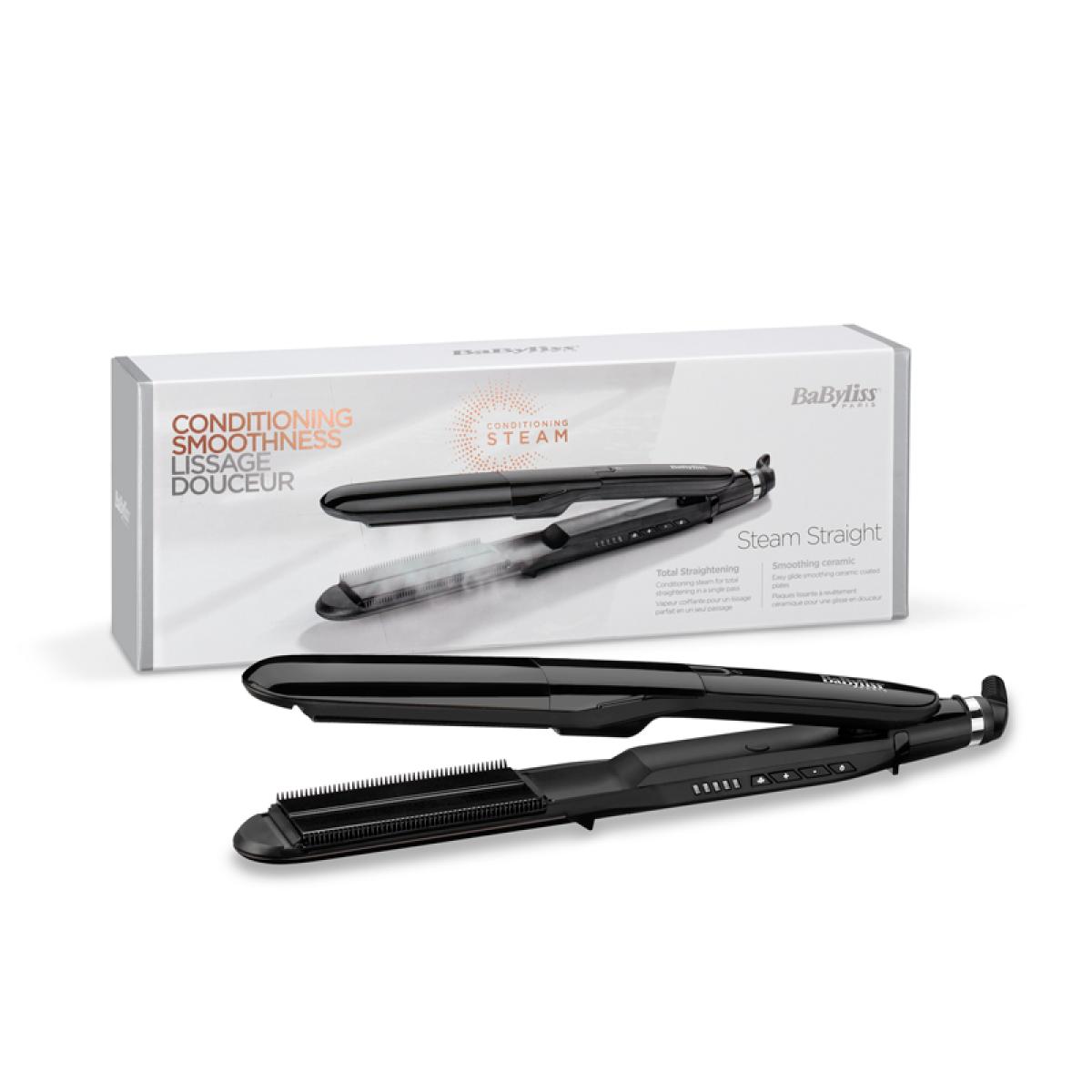 PLANCHA PELO BABYLISS ST492E 230ºC 39X100 VAPOR