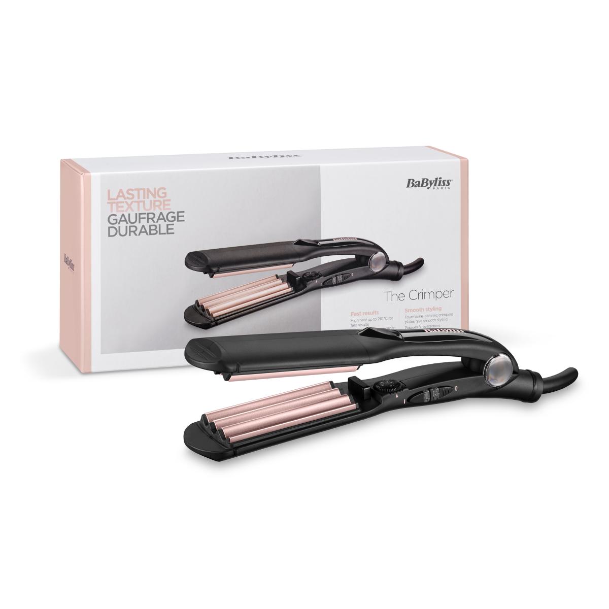 PLANCHA PELO BABYLISS 2165CE 210ºC ONDULADO CRIMPER