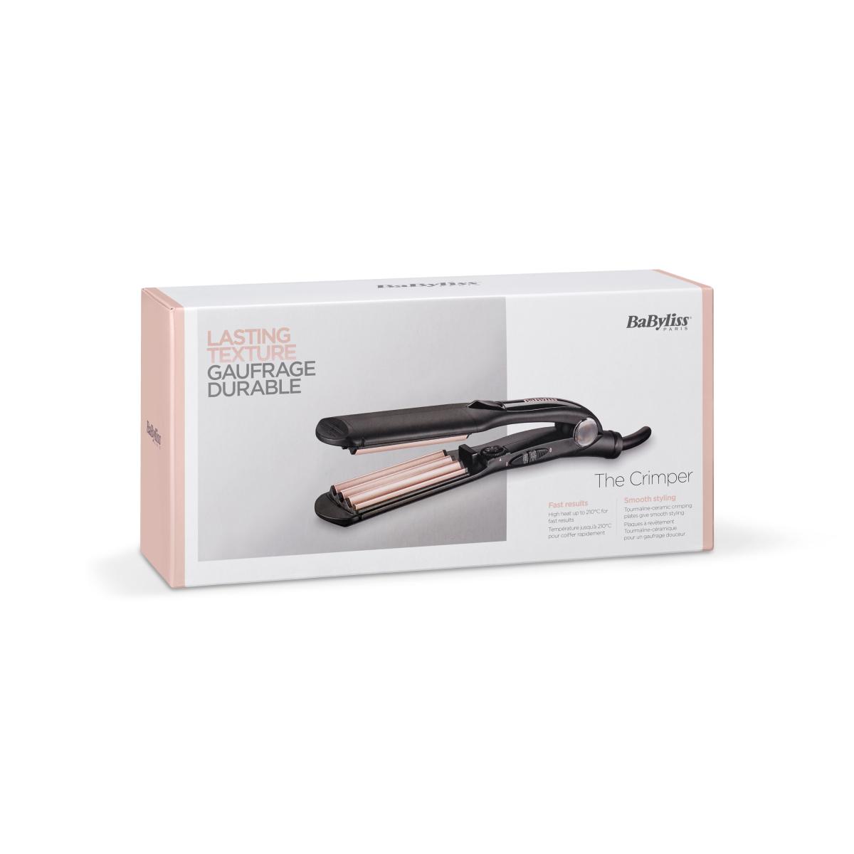 PLANCHA PELO BABYLISS 2165CE 210ºC ONDULADO CRIMPER