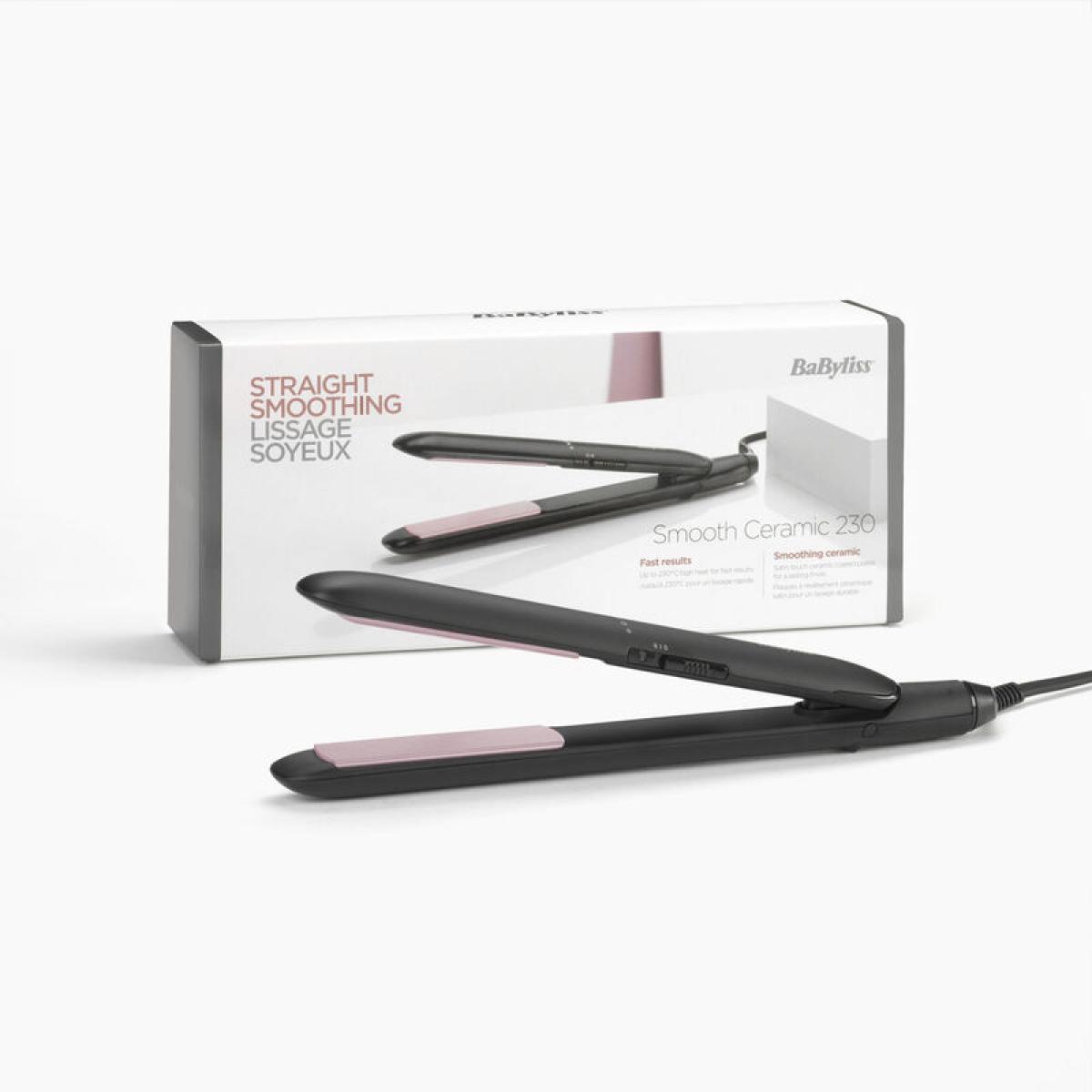 PLANCHA PELO BABYLISS ST241E 230º 2TEMP. MULTIVOLTAJE CERAMICA