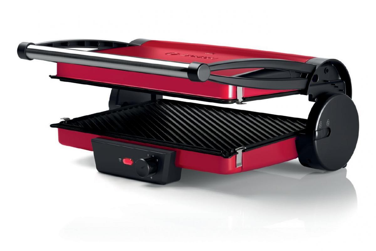 GRILL BOSCH TCG4104 33X24CM 1800W 180º ROJO
