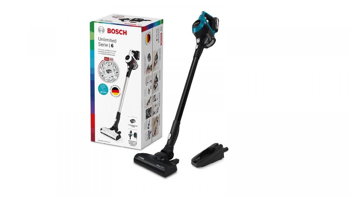 ESCOBA BOSCH BSBS611LAG SERIE 6 AZUL 18V 30MIN AUT.