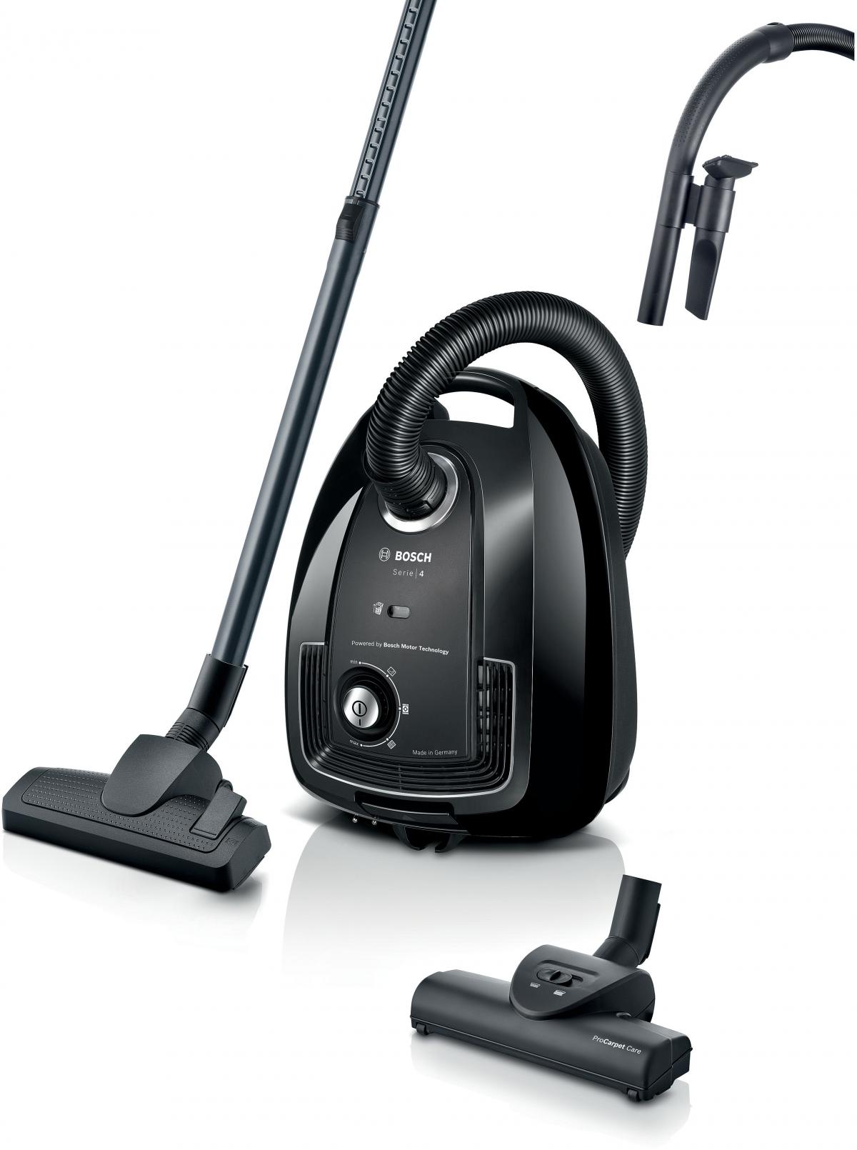 ASPIRADORA TRINEO C-BOLSA BOSCH BGB38BA3T SERIE 4 NEGRO