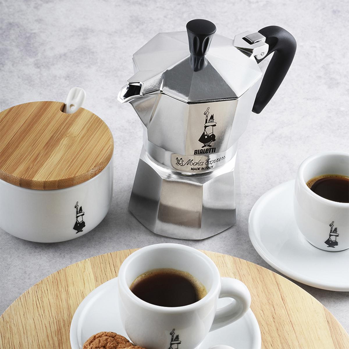 CAFETERA ITALIANA BIALETTI 0001163 MOKA EXPRESS 6T VITRO