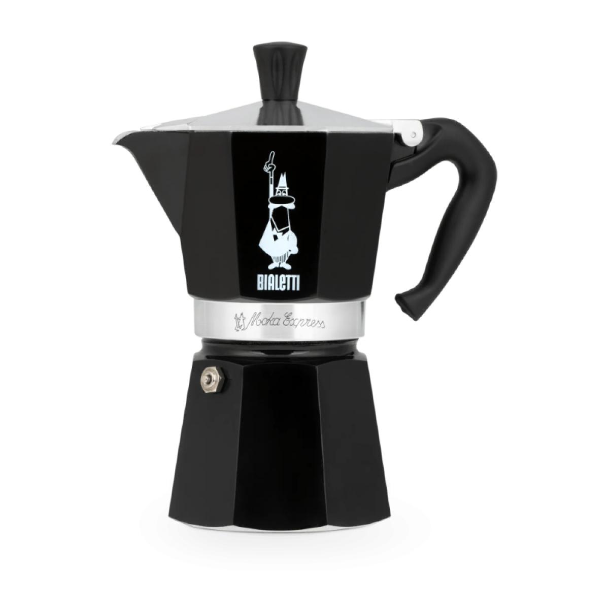 CAFETERA ITALIANA BIALETTI 0004953-NP MOKA EXPRESS NEGRA 6T VITRO