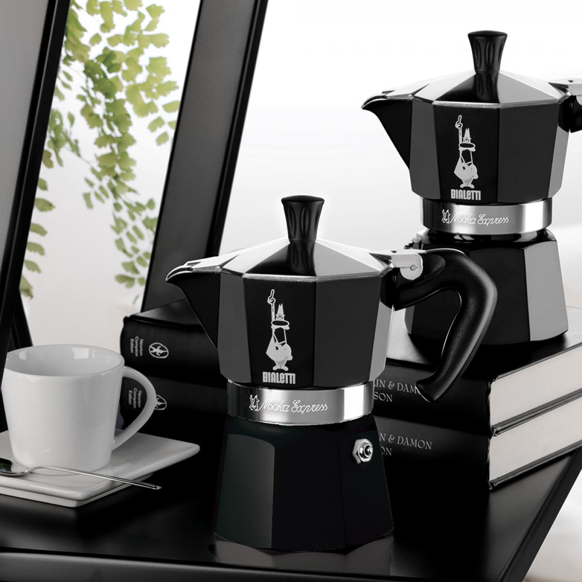 CAFETERA ITALIANA BIALETTI 0004953-NP MOKA EXPRESS NEGRA 6T VITRO