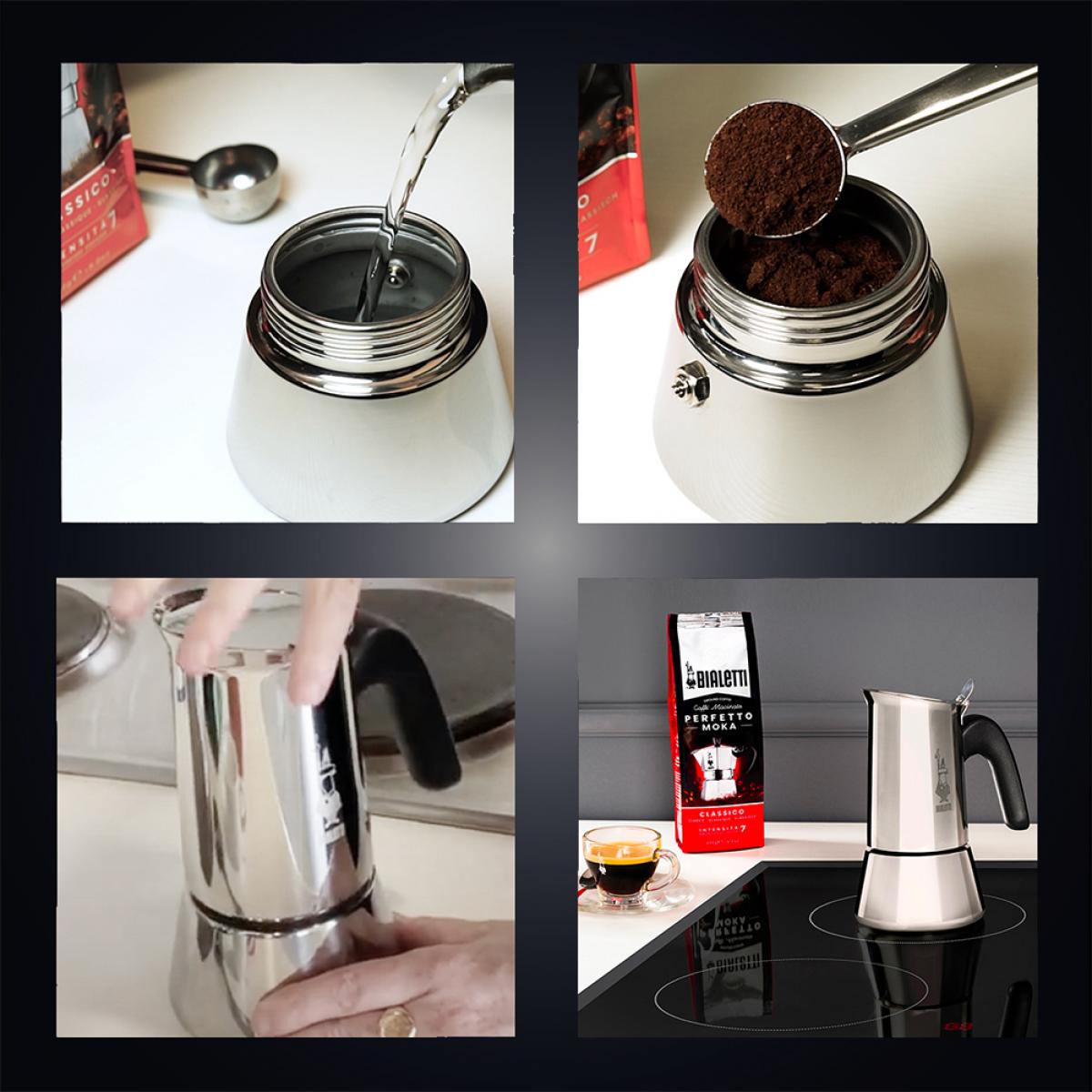 CAFETERA ITALIANA BIALETTI 0007254-CNNP NEW VENUS 4T VITRO