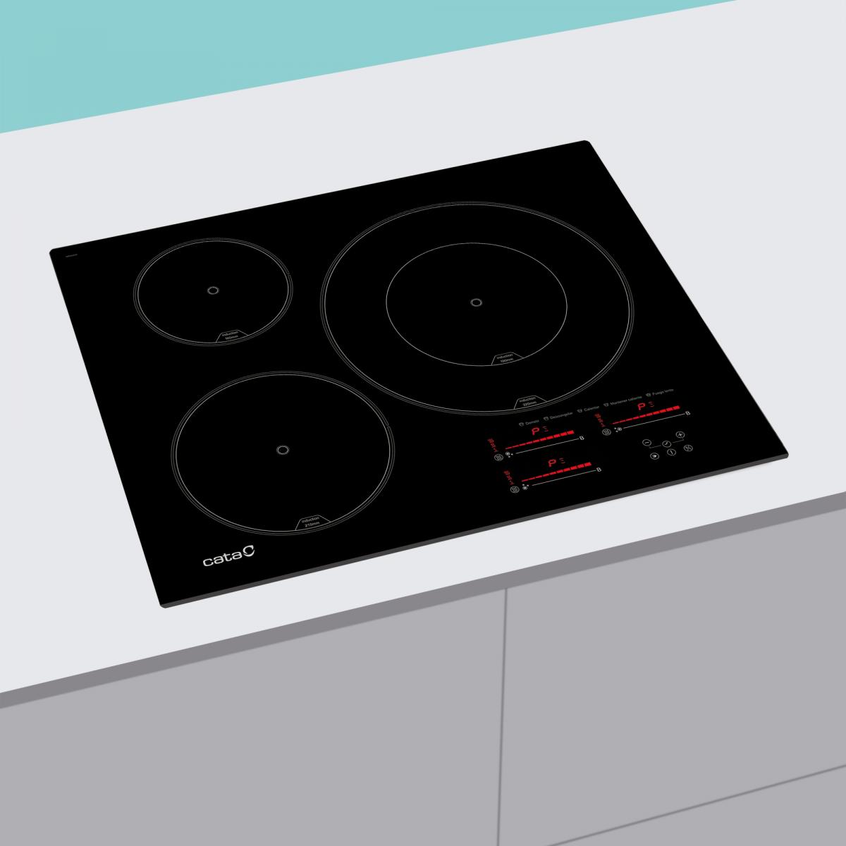 INDUCCION CATA INSB 6032 BK 08063404 3F Z.32CM 7200W BISEL