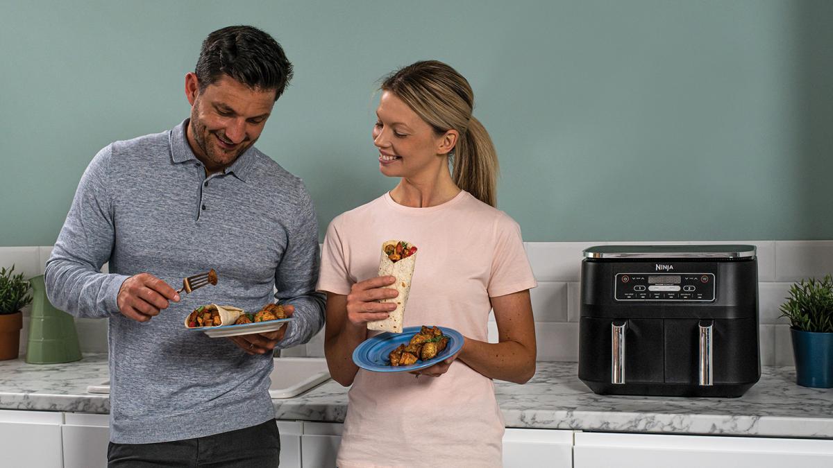 FREIDORA SIN ACEITE NINJA AF300EU 7,6L (2X3,8L) DOBLE