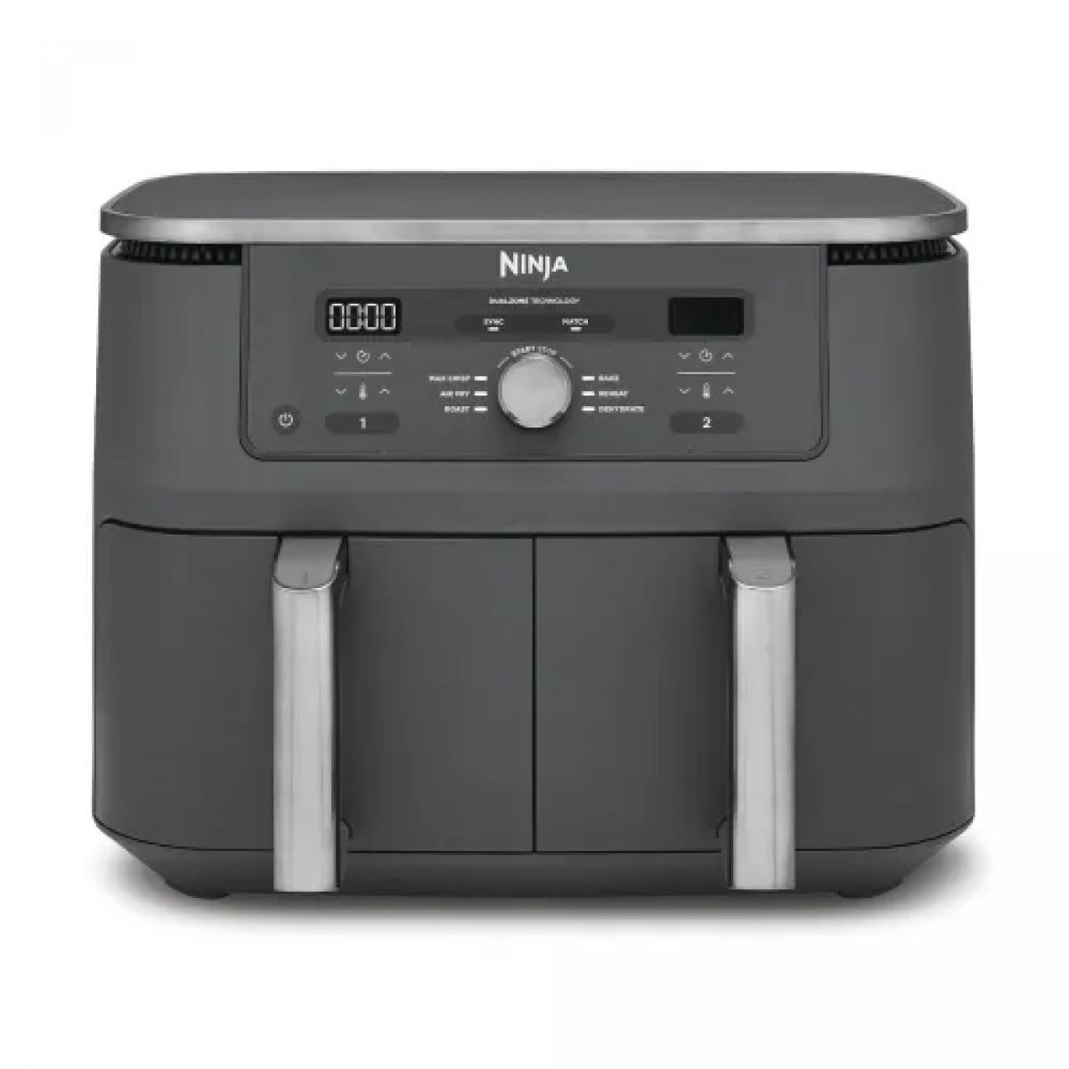 FREIDORA SIN ACEITE NINJA DZ400EU 6 EN 1 COMPART DOBLE 9,5L
