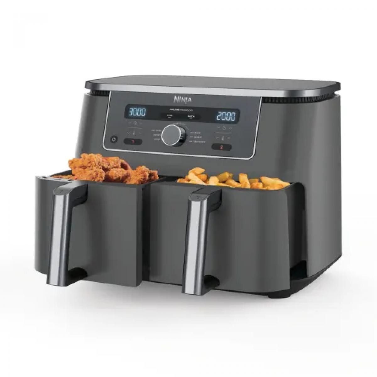 FREIDORA SIN ACEITE NINJA DZ400EU 6 EN 1 COMPART DOBLE 9,5L