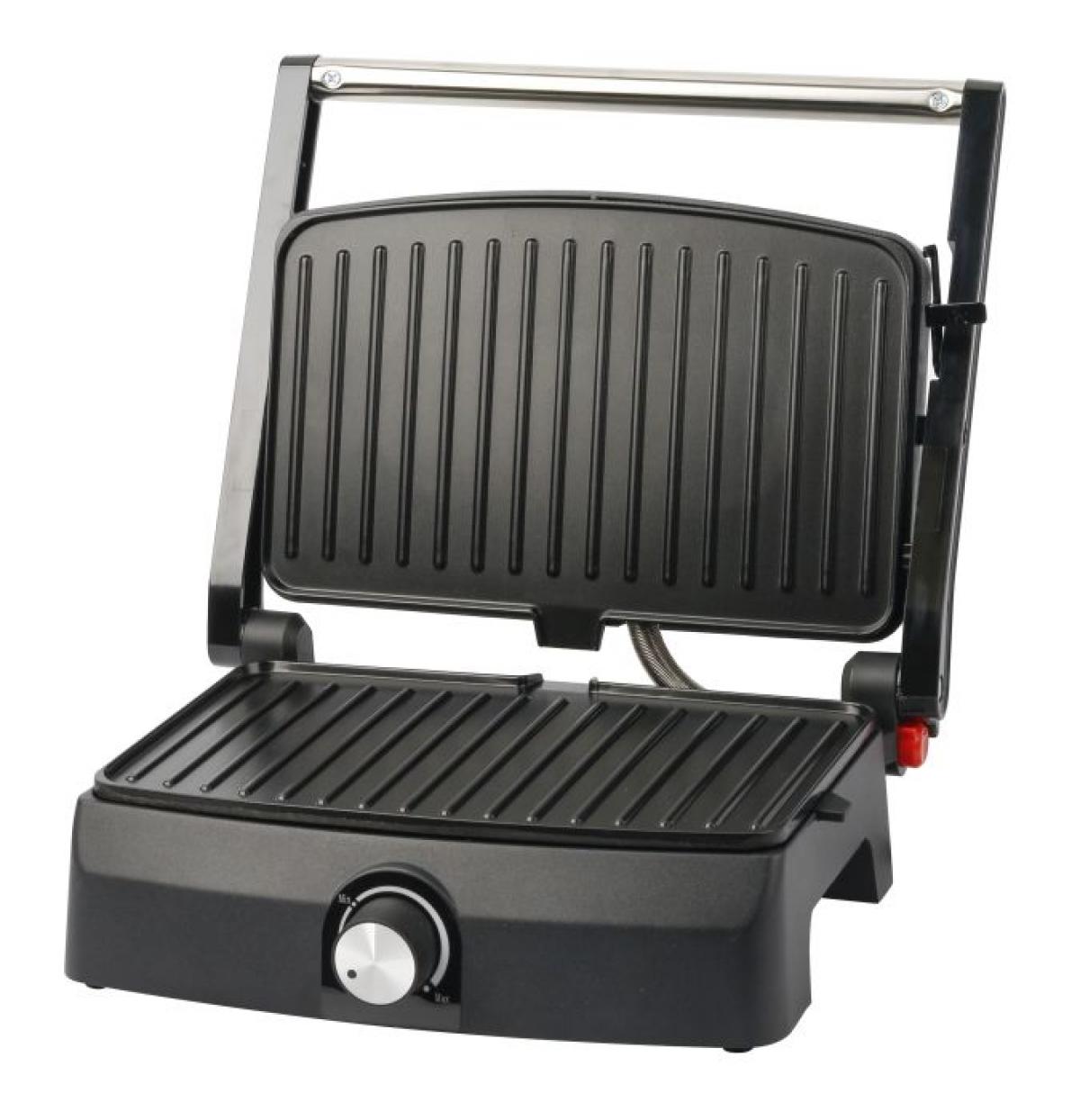 GRILL EMERIO CG-130861 23X14,5 INOX APERTURA 180º 750W