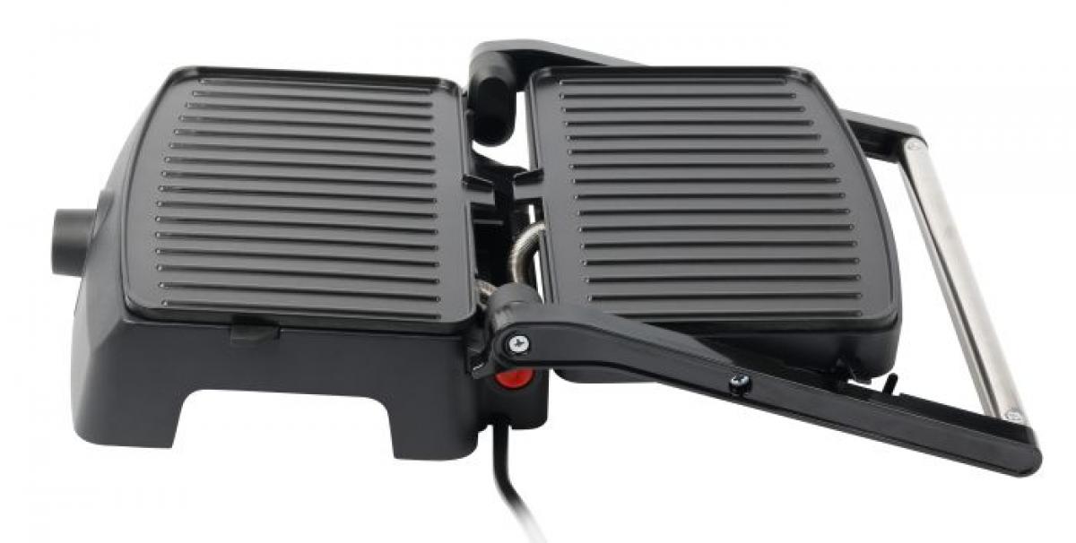 GRILL EMERIO CG-130861 23X14,5 INOX APERTURA 180º 750W