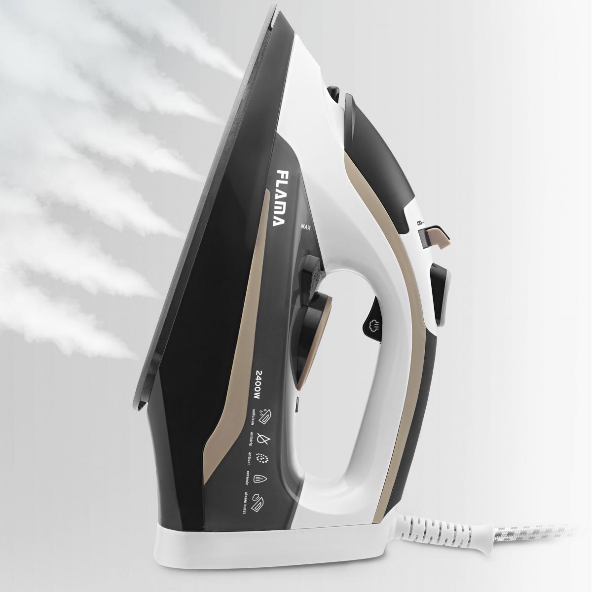 PLANCHA VAPOR FLAMA 5342 2400W CERAMICA