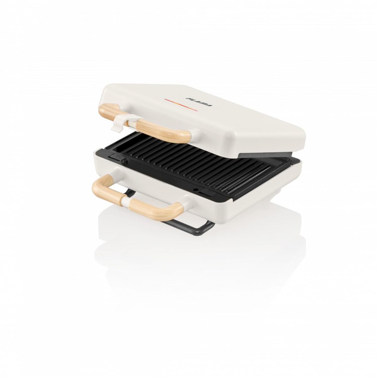 GRILL PANINI FLAMA 4961FL 22,5X13 PLACAS EXTRAIB.BCO