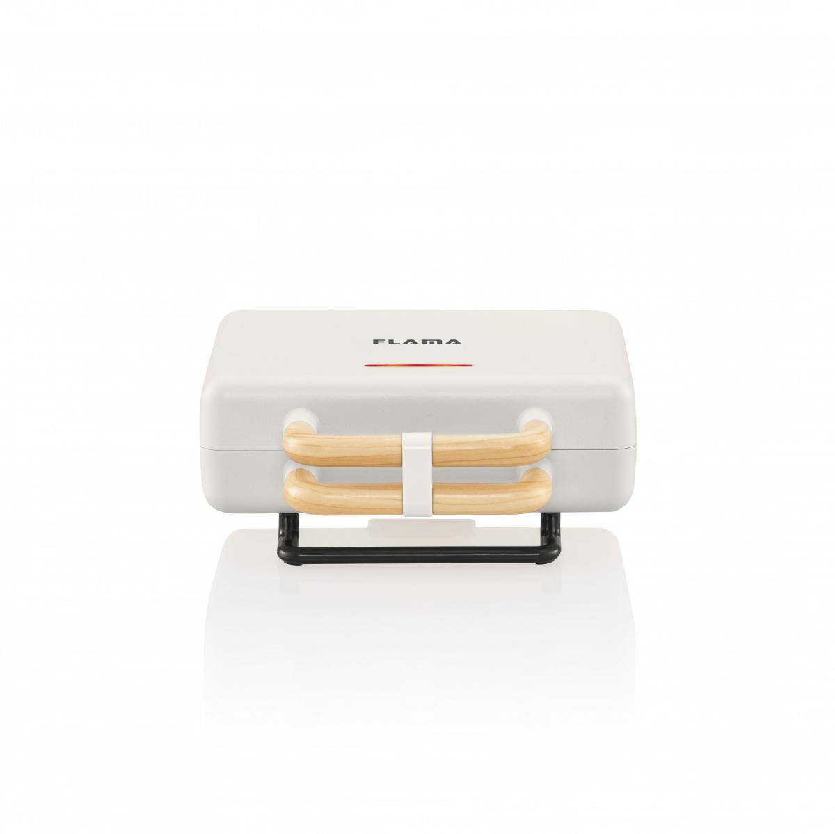 GRILL PANINI FLAMA 4961FL 22,5X13 PLACAS EXTRAIB.BCO