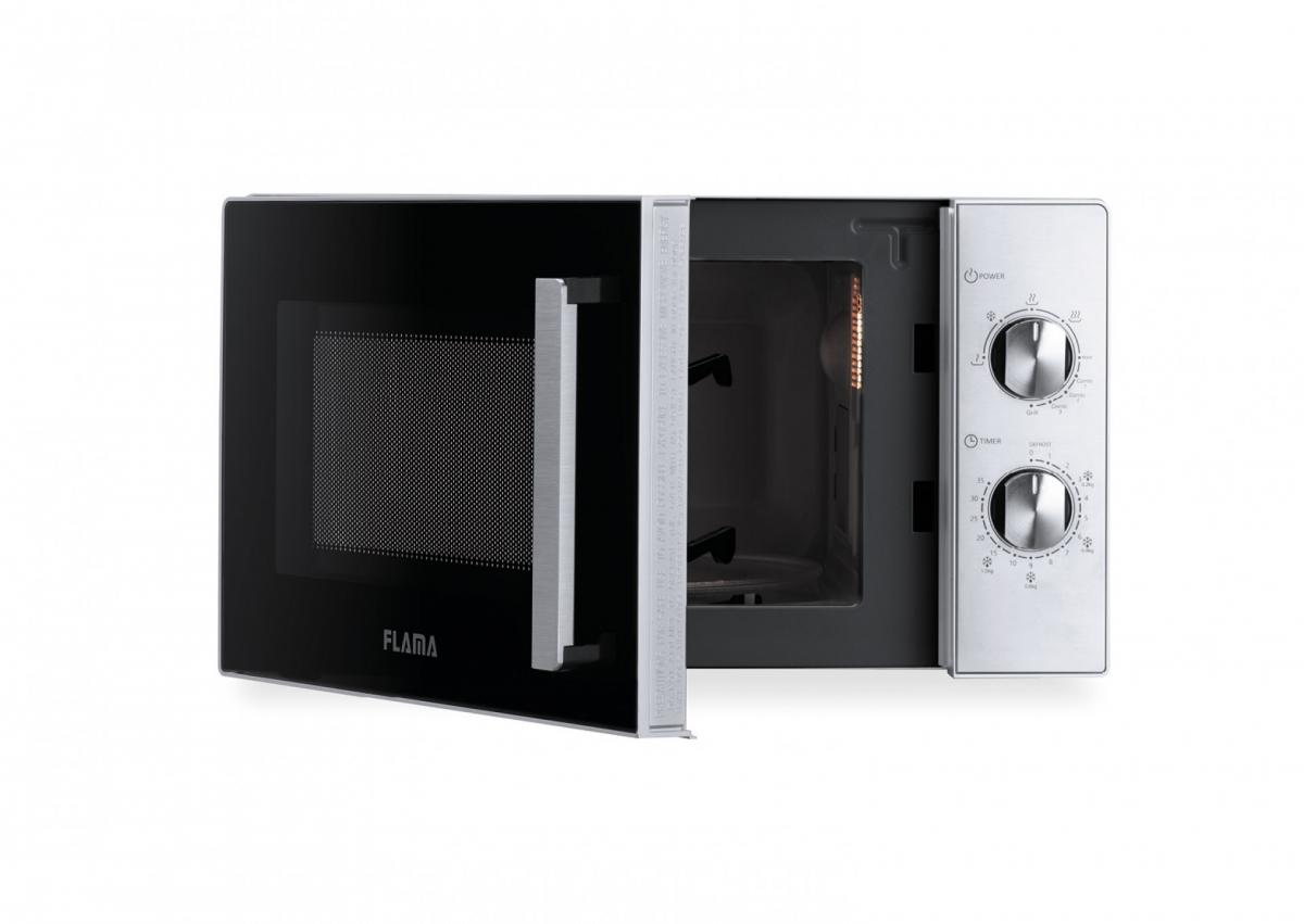 MICROONDAS  FLAMA 1803FL 20L 700W C-GRILL INOX