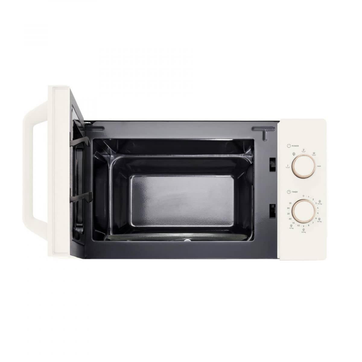 MICROONDAS FLAMA 1831FL 20L 700W S-GRILL CRISTAL-CREMA